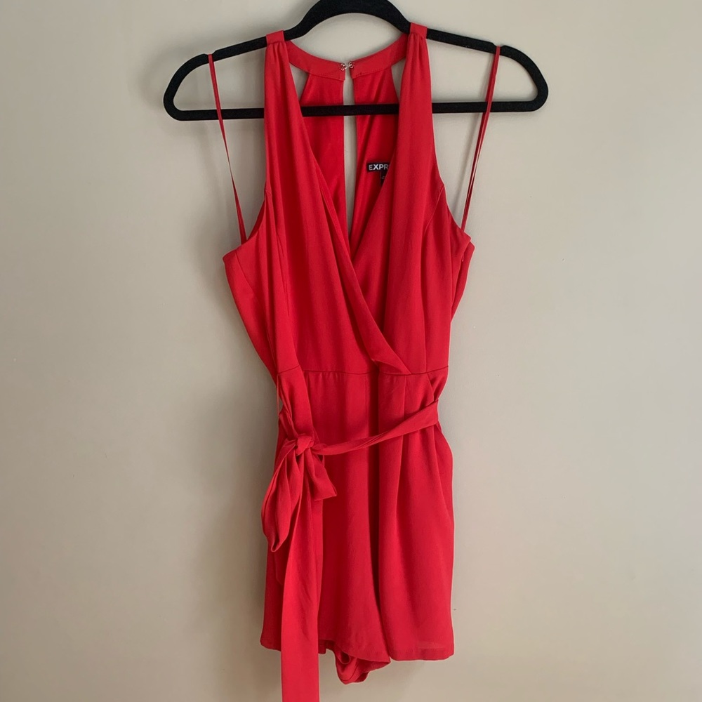 Express red romper
